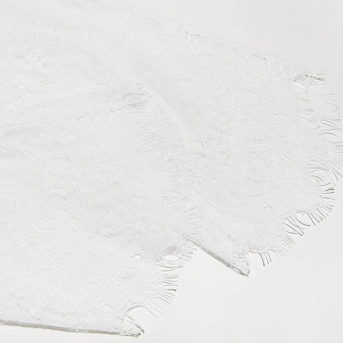 שמלת מקסי אלגנטית תחרה בשילוב עליונית שרוולי תחרה - איליה