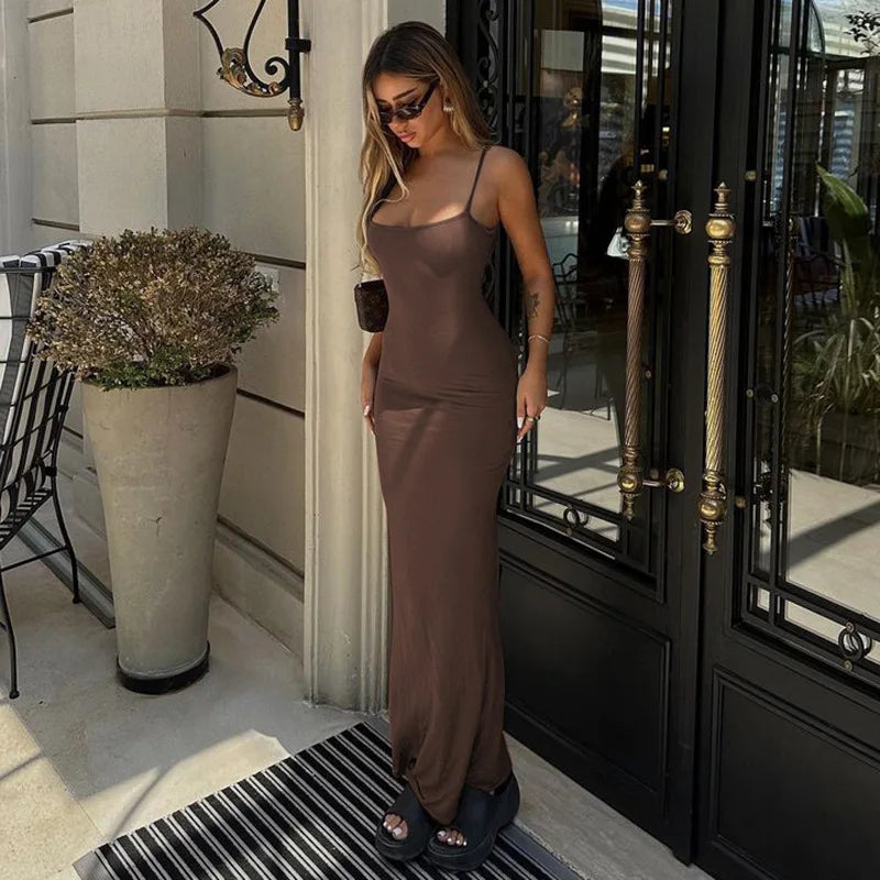 שמלת מקסי צמודה - אניטה