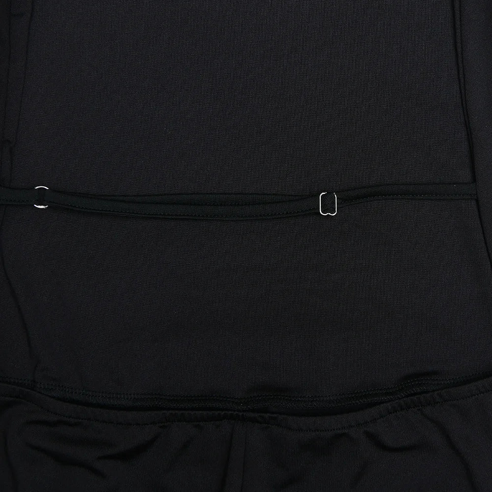 שמלת מקסי צווארון גולף גב פתוח - LINA