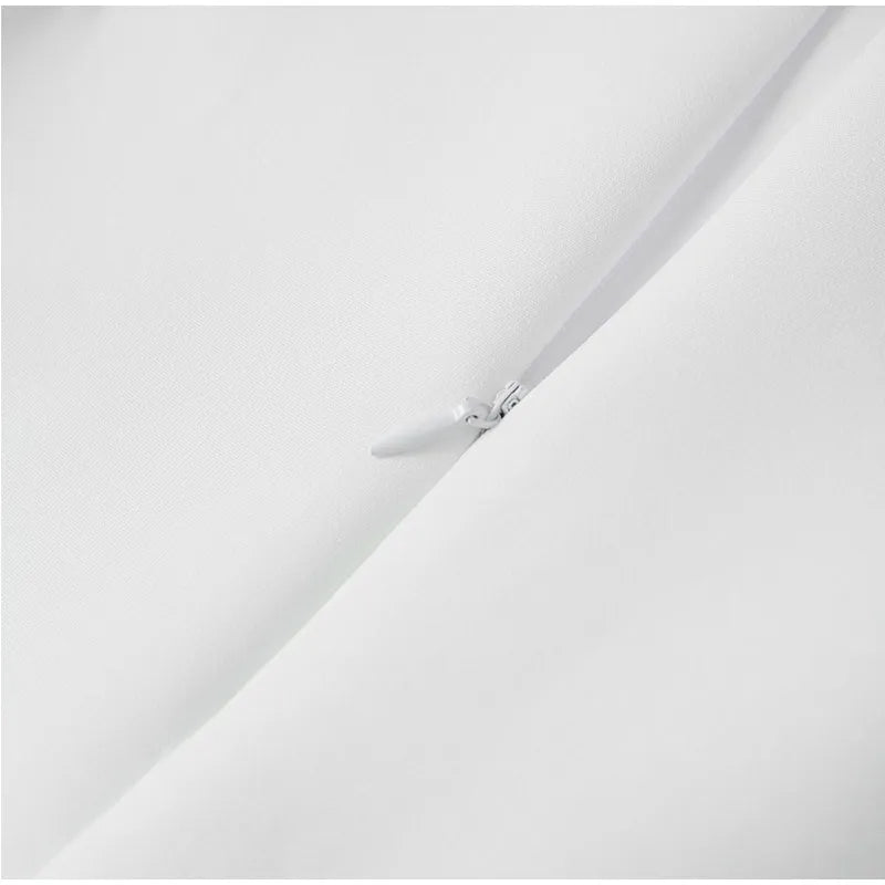 סט שני חלקים אלגנטי חצאית מיני ווסט כפתורים - ולנטינה