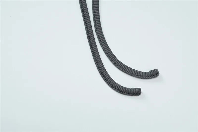 שמלת מקסי סרוגה צנועה בגזרת A קשירות במותן - לירי