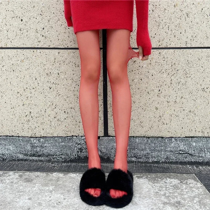 Opaque / sheer tights in a variety of colors