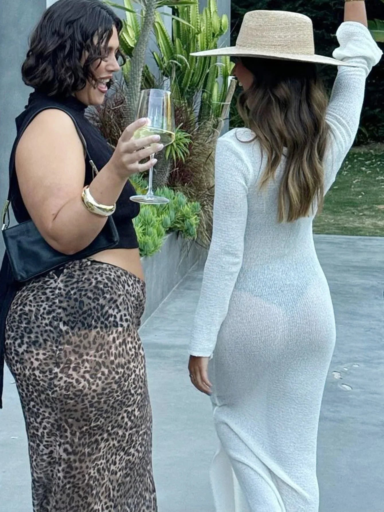 שמלת מקסי חוף סרוגה - Marina