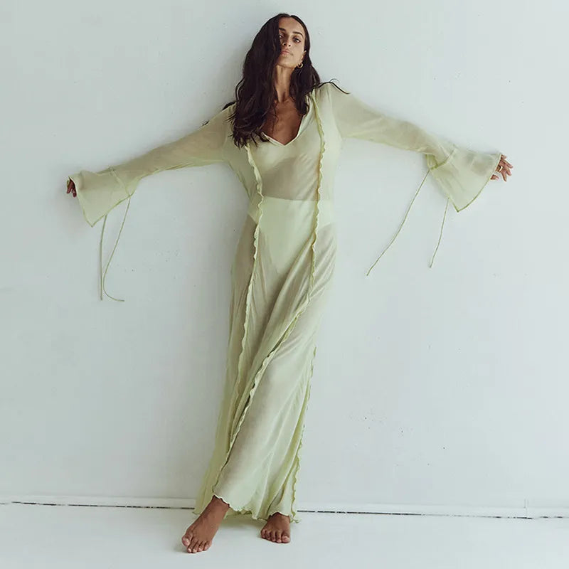 שמלת חוף מקסי - ארין