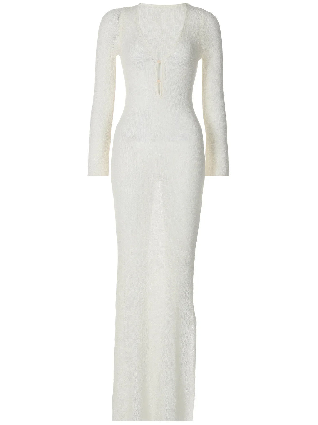 שמלת מקסי חוף סרוגה - Marina