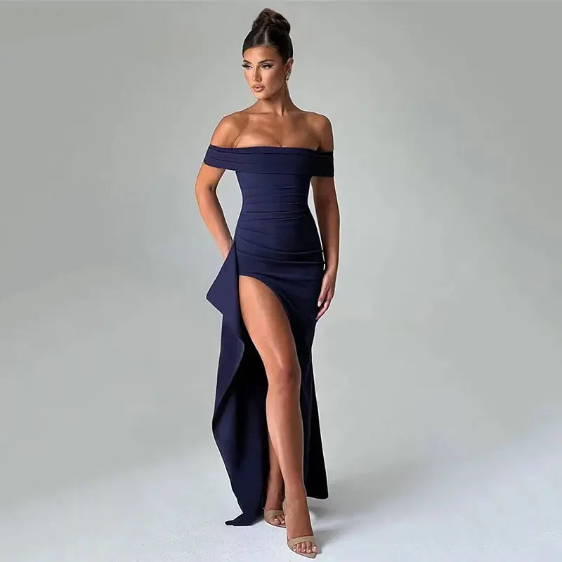 שמלת מקסי כתפיים חשופות - ג'ודי