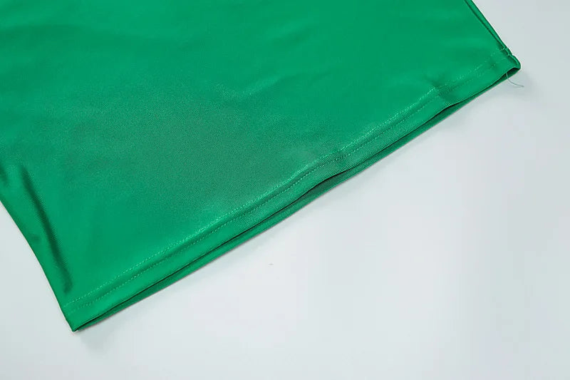 שמלת מקסי צמודה בד מחטב - Cali