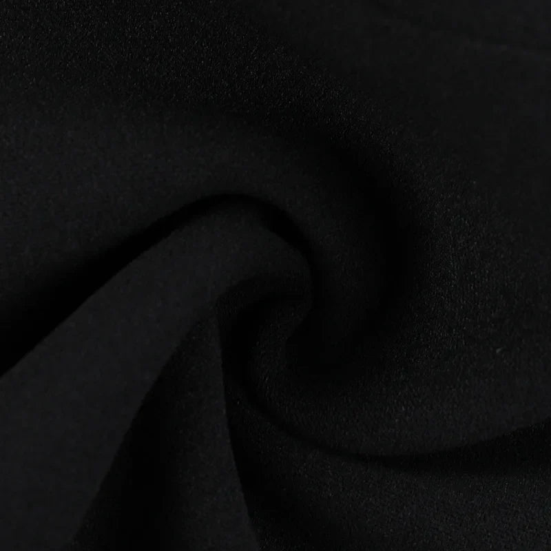 שמלת מיני בגזרת A כתפיים חשופות בעיצוב דמוי כיסים - מייסי