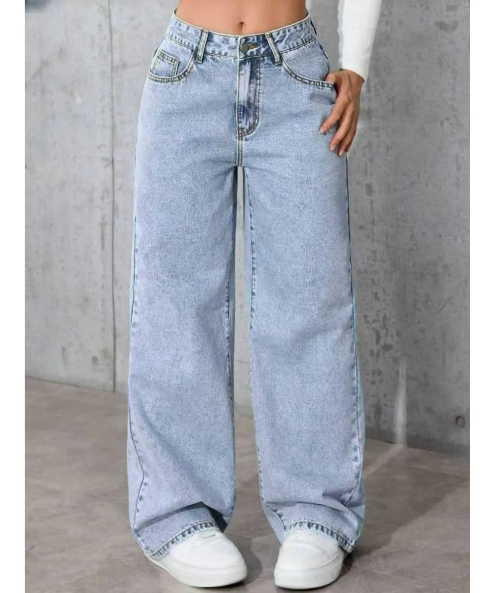Light blue LOOSE jeans
