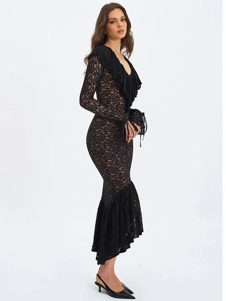 Lace maxi dress - NONA