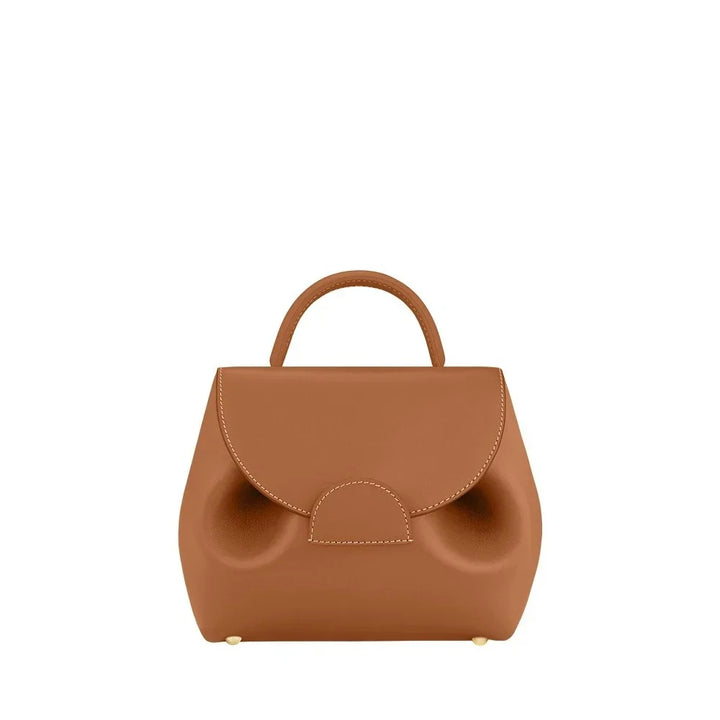 Leather bag with classic design