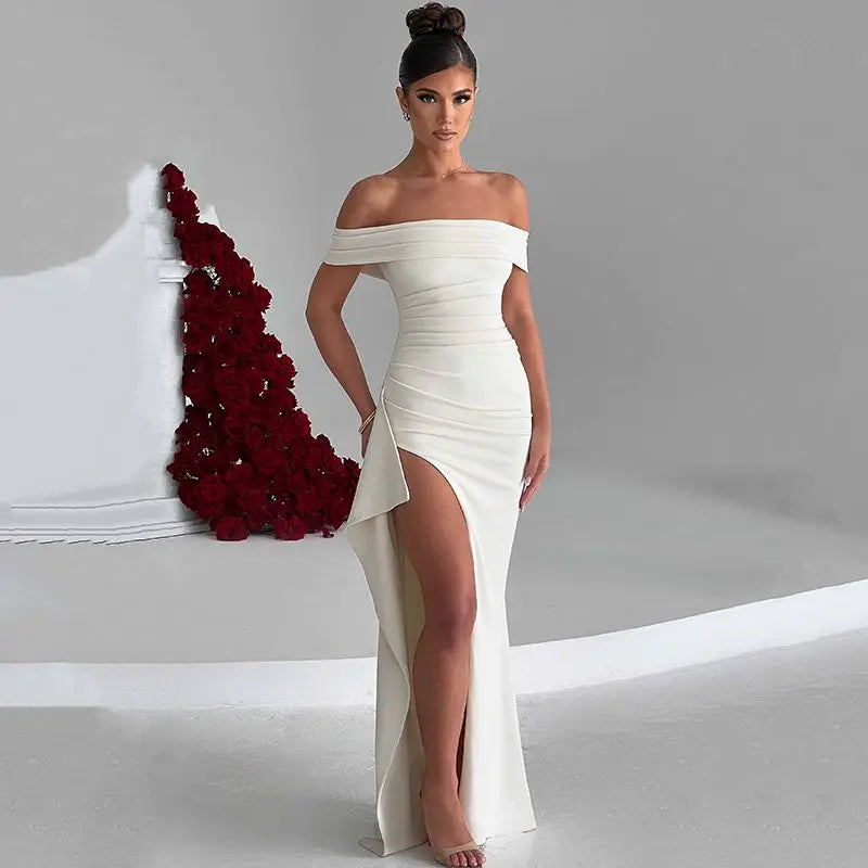 שמלת מקסי כתפיים חשופות - ג'ודי