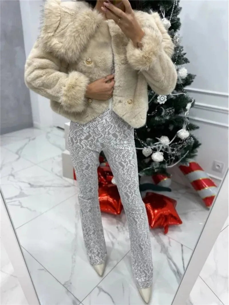 אוברול תחרה עם תחתית (לא שקוף) - אריקה