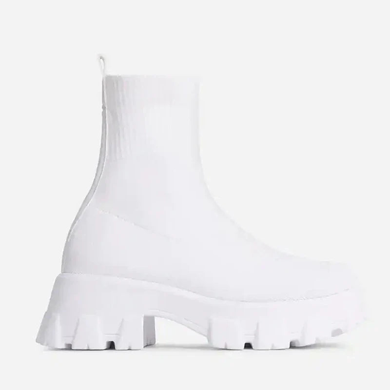 מגפי גרב בעיצוב פלטפורמה - קורי