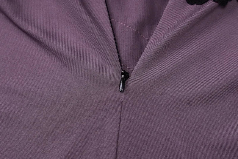 שמלת מיני בעיטור תחרה - צ'רי