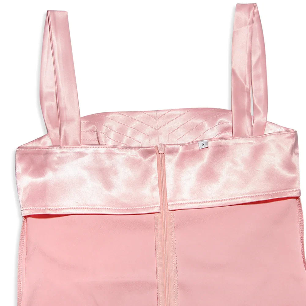 שמלת מיני סאטן גב פתוח - בייב