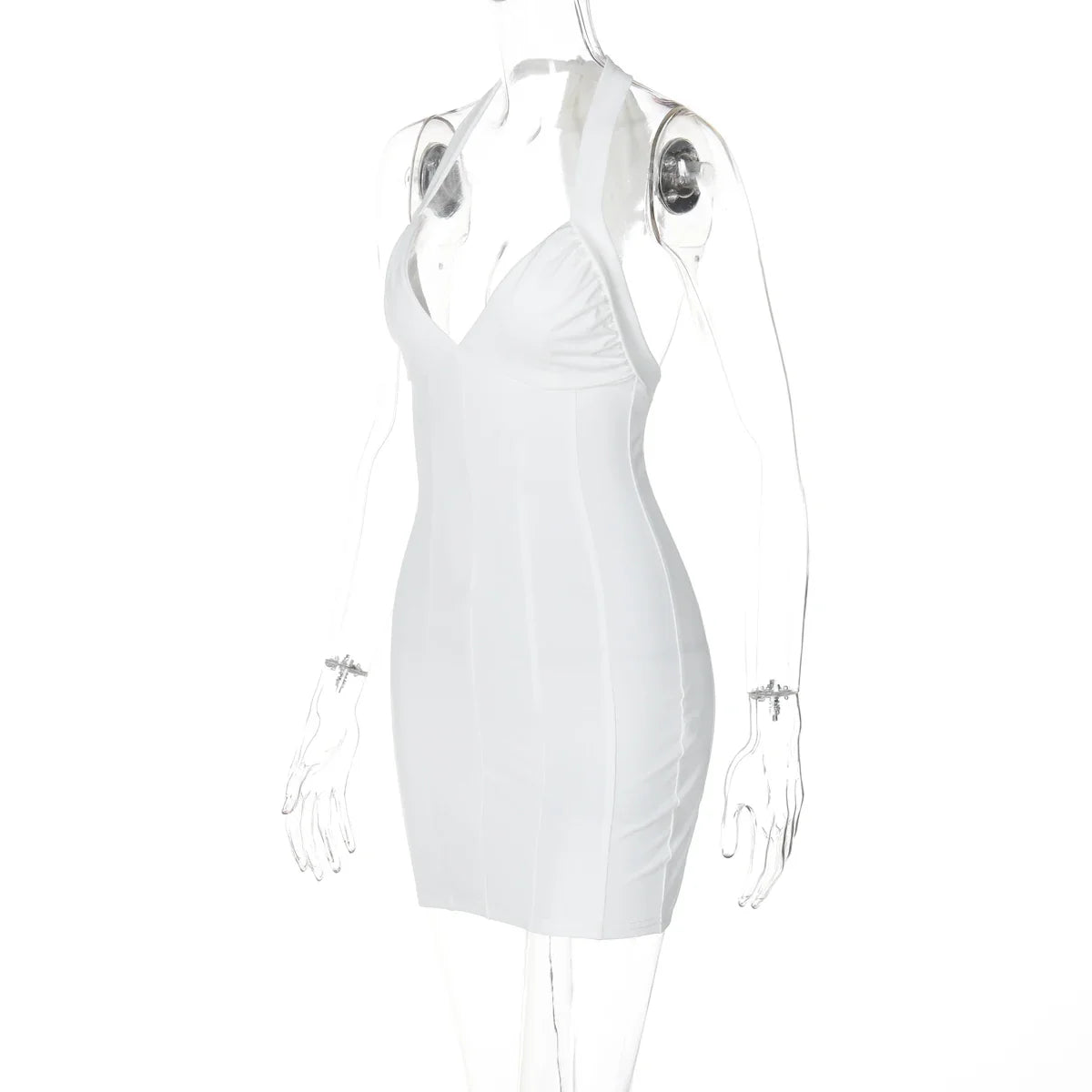 שמלת מיני צמודה גב פתוח - Lana