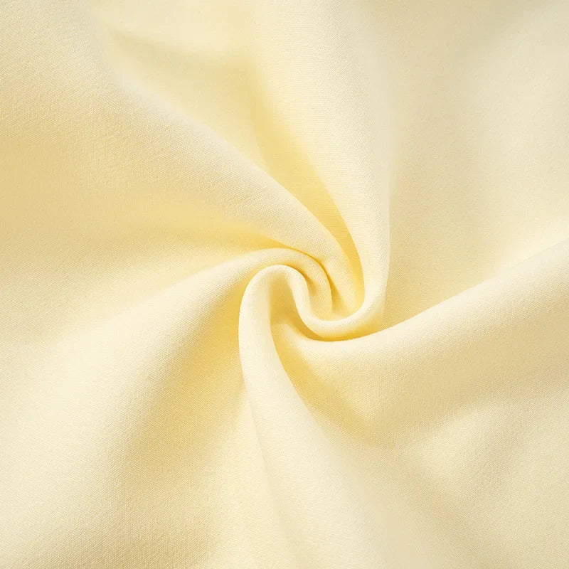 שמלת מקסי סטרפלס מלמלה בעיטור שסע קשירה בגב - ריקה