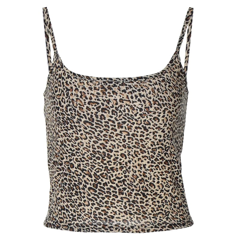 גופייה מנומרת צמודה - TAY