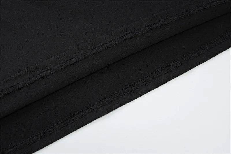 שמלת מקסי צווארון נופל גב פתוח בעיטור אבזמים - לוראל