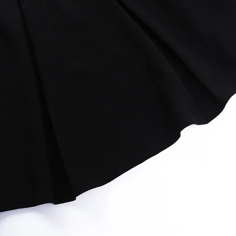 שמלת מיני בגזרת A בעיטור פנינים - קורי