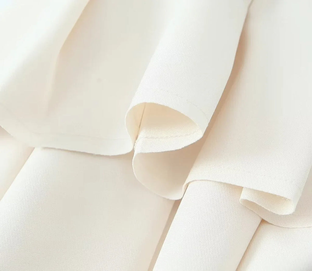 שמלת מיני מחויטת בשילוב חגורה תואמת  - סרינה