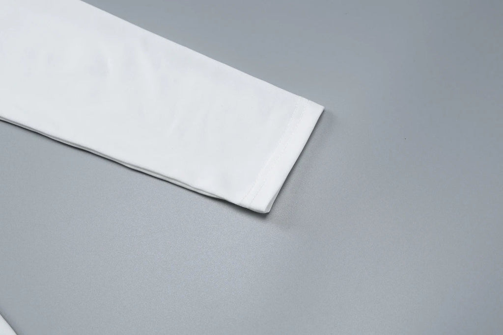 שמלת מקסי כיווצים צווארון גולף בעיטור שסע - Brianna