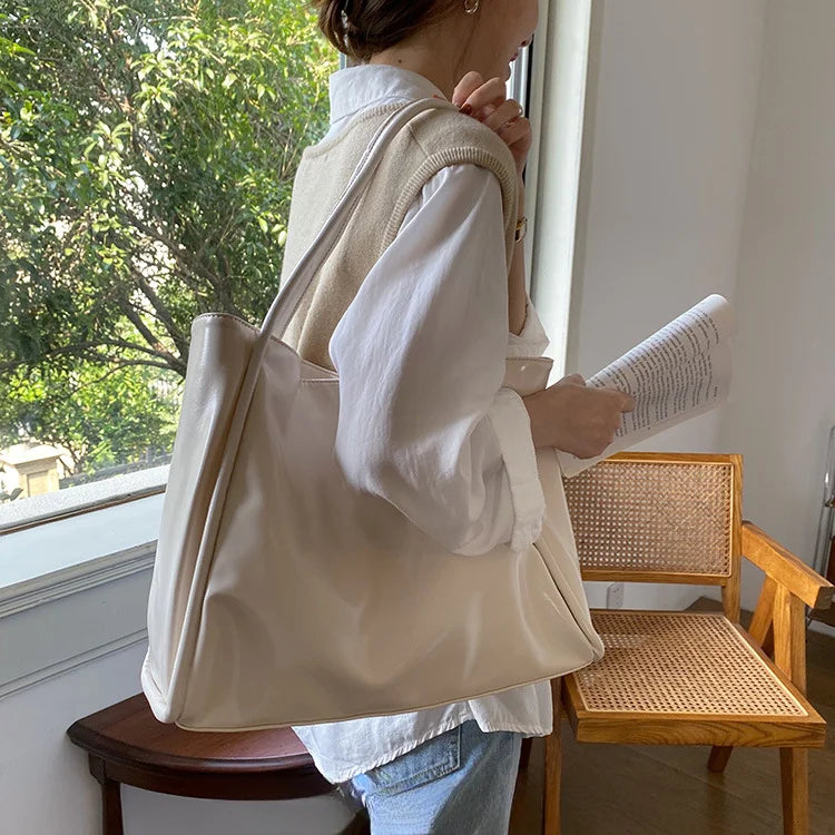 Faux leather crossbody bag