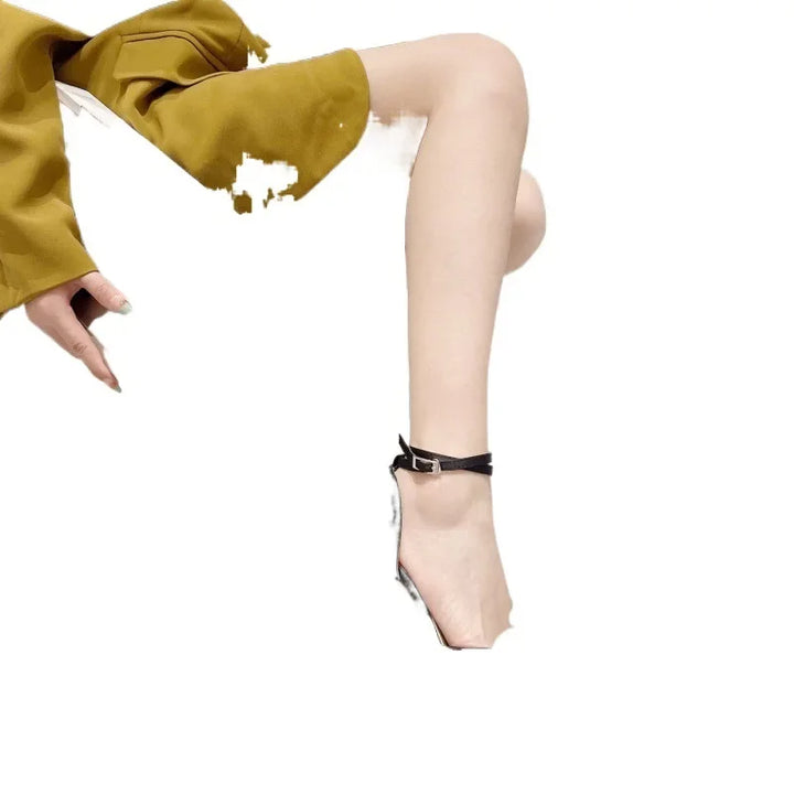 Satin Platform Heel Shoes with Bow Decoration - Doli