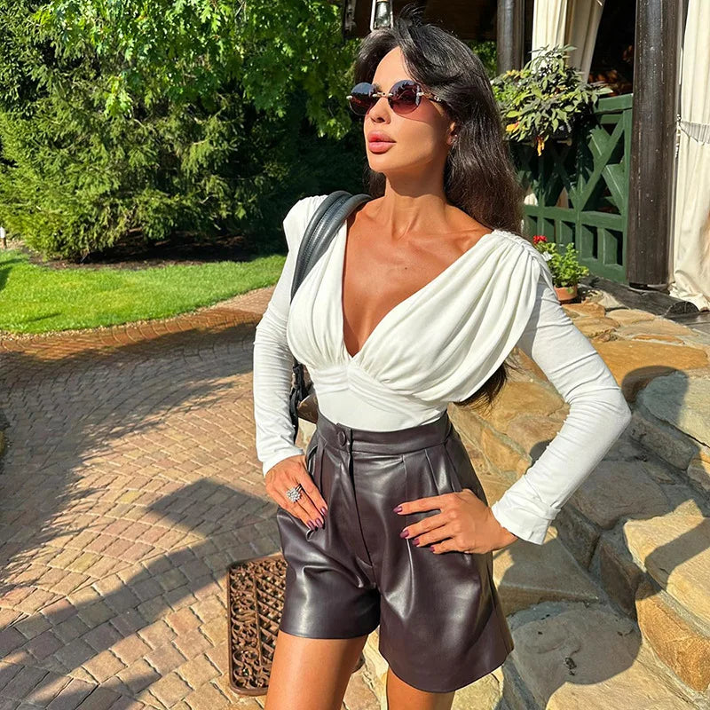 חולצת בגד גוף אלגנטית - נינט