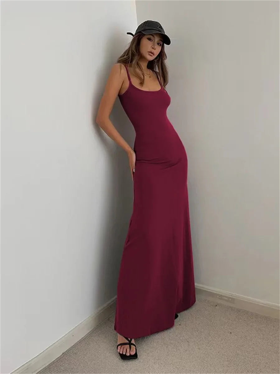 שמלת מקסי בייסיק בגזרת A - קימי