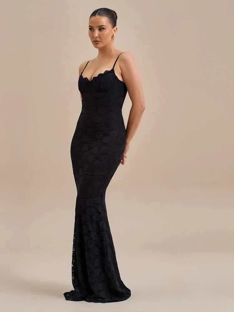 שמלת מקסי תחרה - מילאן