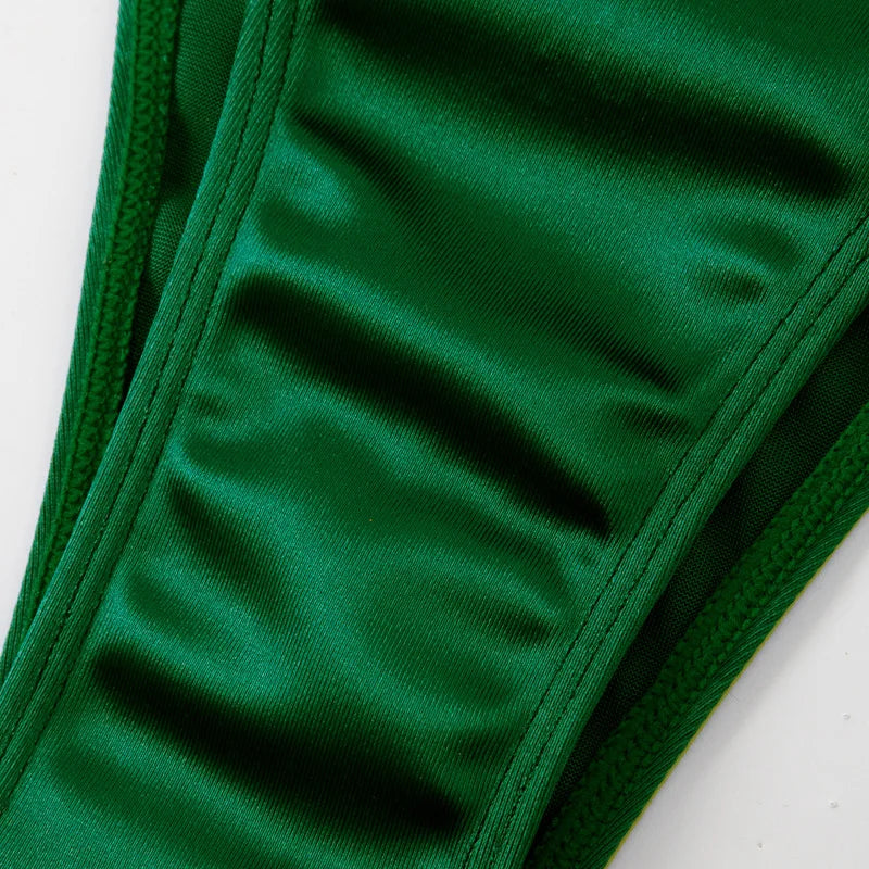 בגד ים סטרפלס גזרה גבוהה - ARIEL