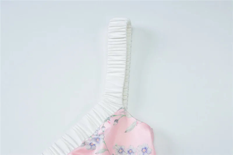 שמלת מקסי פרחונית בעיטור פפיון - Cleo