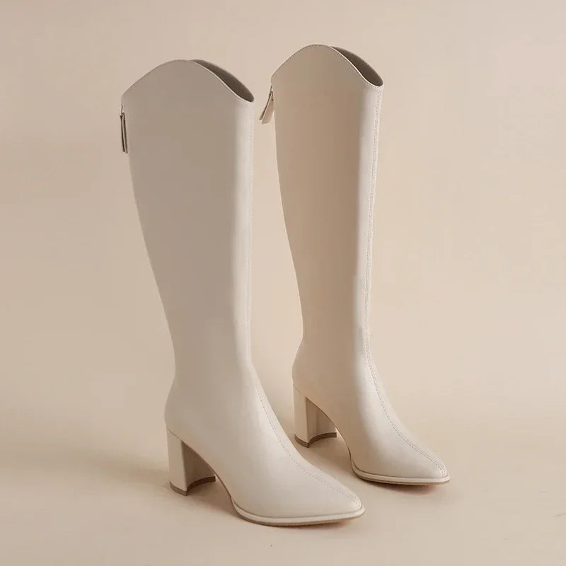 High leatherette boots - WIN