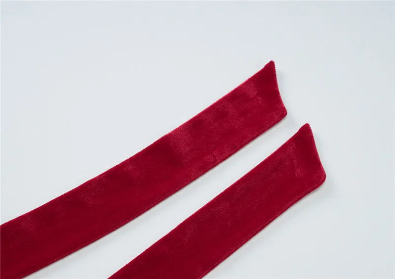 שמלת מקסי קטיפה צווארון נופל גב פתוח - מרלה