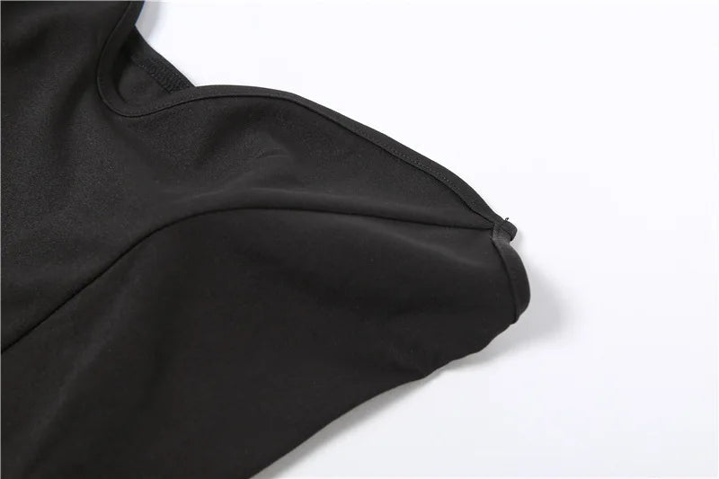 שמלת ערב מקסי סטרפלס מחויטת בד מחטב ומחמיא - ג'ון