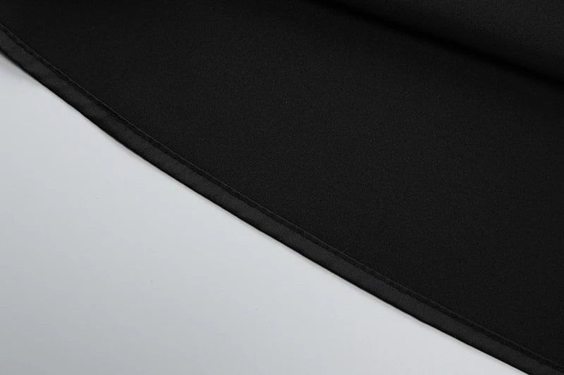 שמלת מקסי סטרפלס בעיצוב סאטן - מרינה