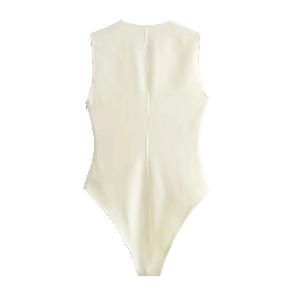 בגד גוף גופיה בעיטור חגורה - הלני