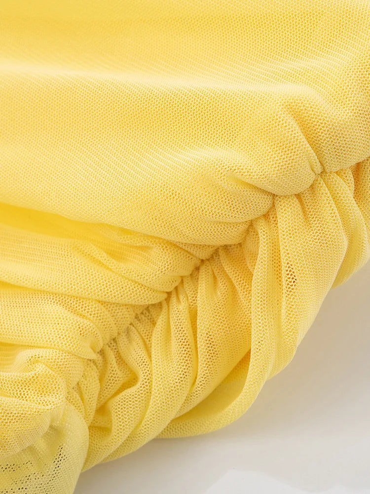 שמלת מקסי בעיצוב רשת - סאני