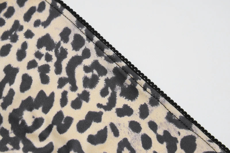 שמלת מקסי מנומרת צמודה גב פתוח - קיקי