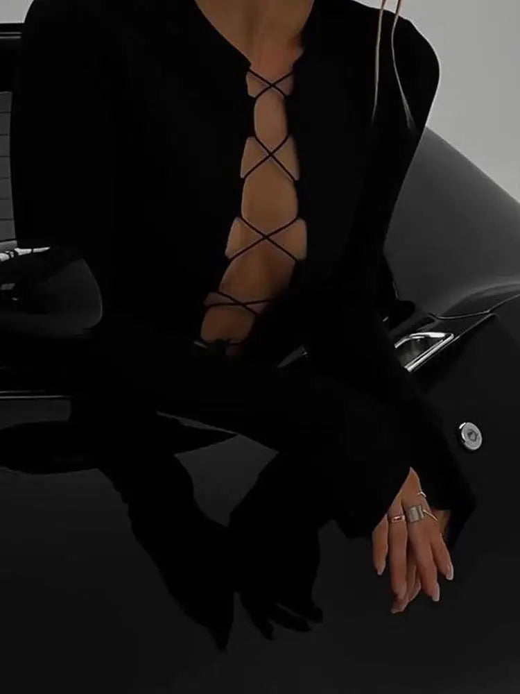 שמלת מיני איקסים קשירות - ליה