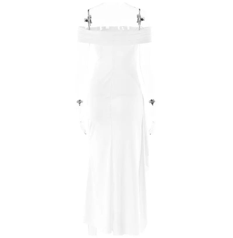 שמלת מקסי כתפיים חשופות - ג'ודי