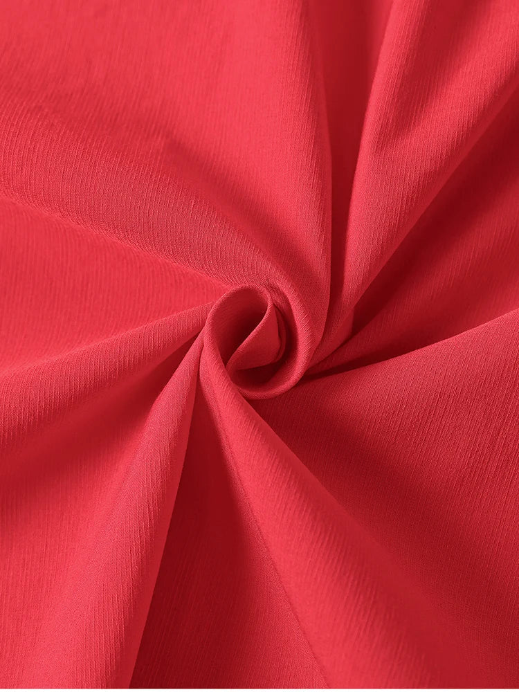 שמלת מידי בגזרת A בעיצוב כפרי - Giuliana