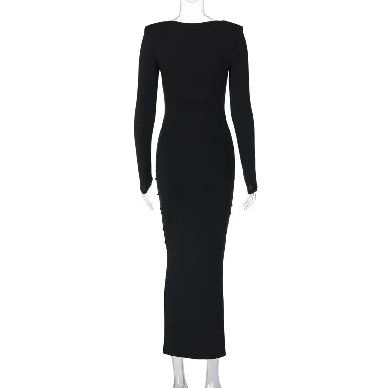 שמלת מידי אלגנטית בעיטור פרח ופתח - חוליה