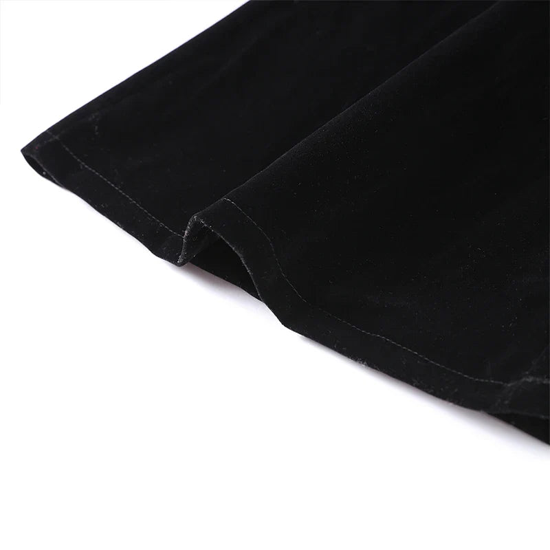 אוברול קטיפה מכנסי פדלפון בעיטור יהלומים - Hallie