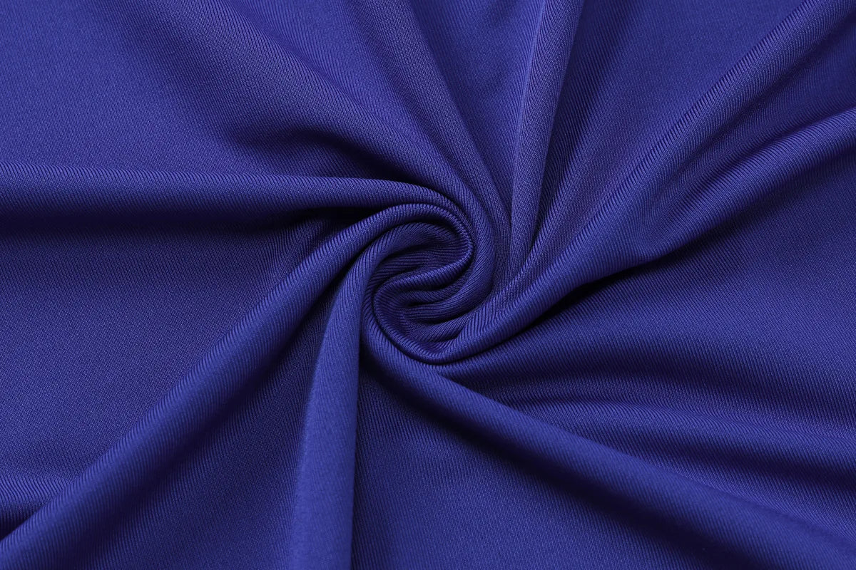 שמלת מקסי כיווצים בעיטור שסע - MARINA