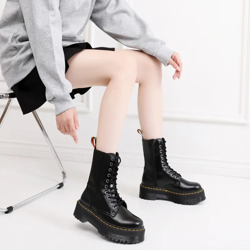 מגפי גשם דמוי עור - Skyler