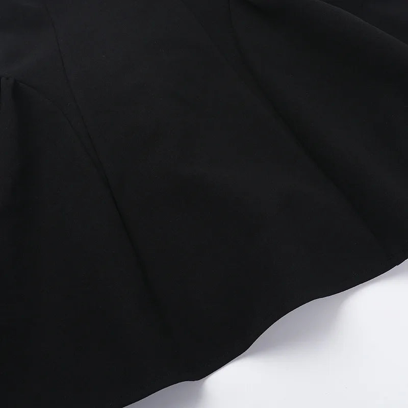 שמלת מיני בגזרת A בעיטור פנינים - פריס