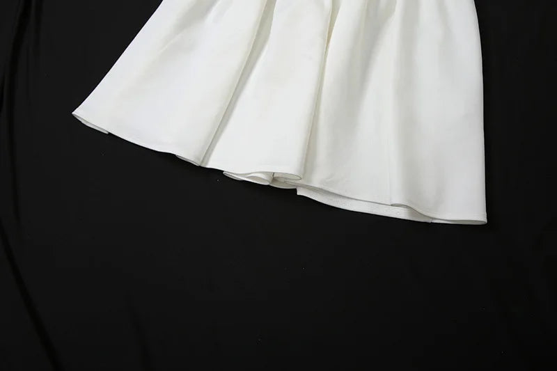 שמלת מיני סטרפלס בגזרת A - Louisa